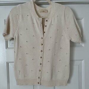 Sézane Kyle Cardigan, Cream, size M